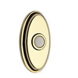 Baldwin 4861 Oval Door Bell Button - Brass