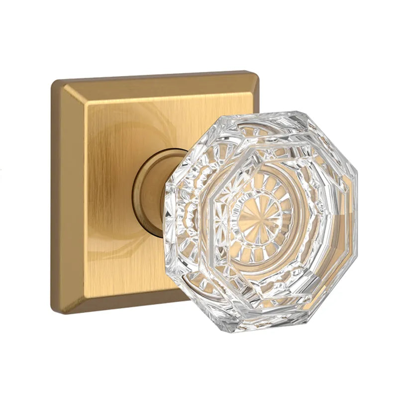 Baldwin Crystal Knob Set - Privacy