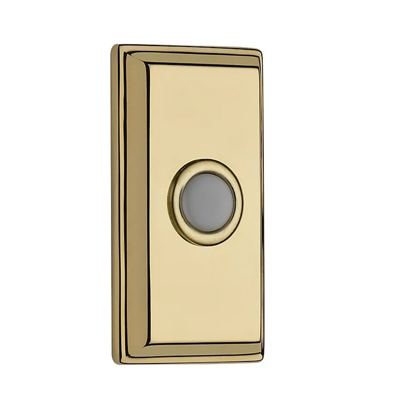 
                  
                    Baldwin 4860 Rectangular Door Bell Button - Brass
                  
                