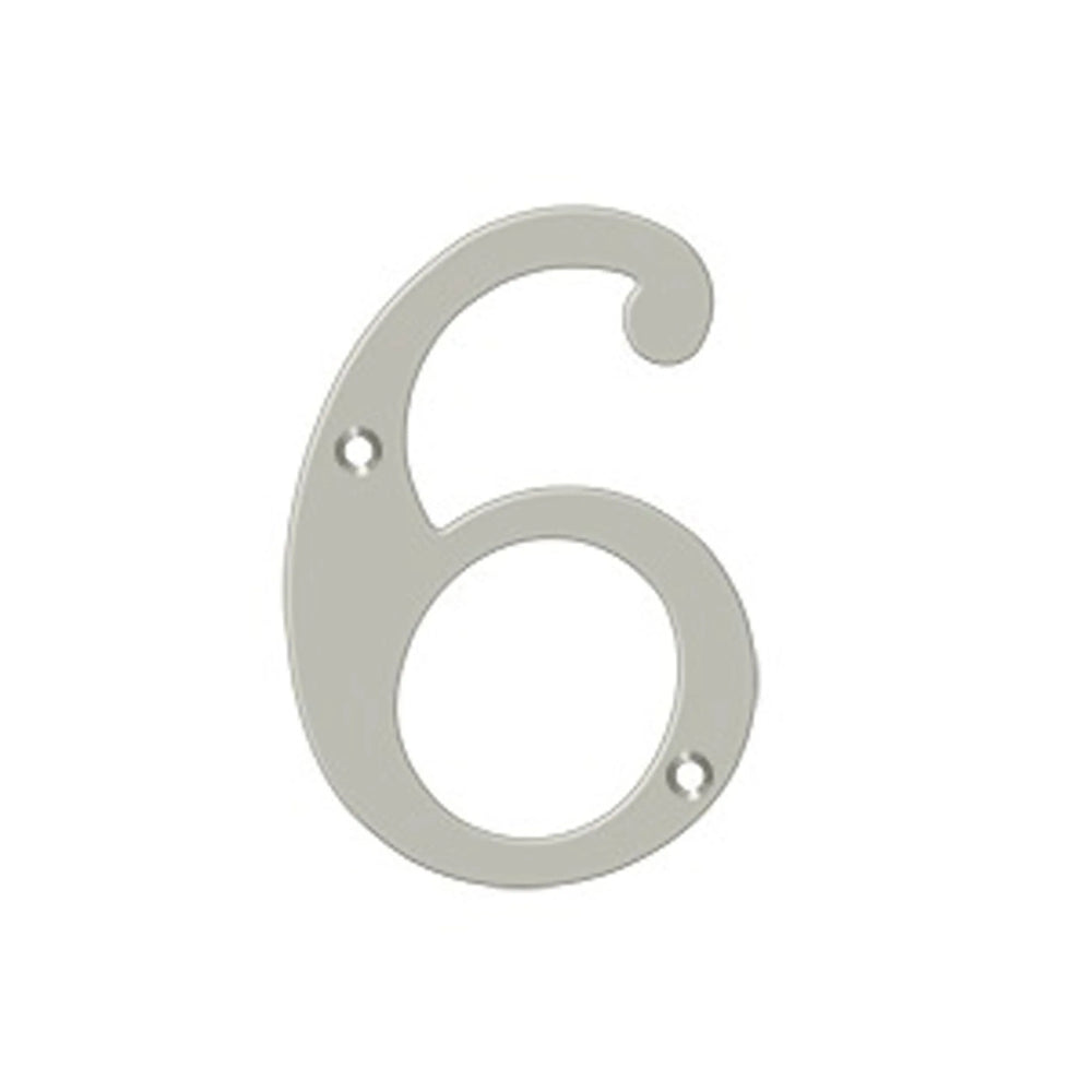 
                  
                    Deltana RN6 6" House Numbers 0-9 - Solid Brass
                  
                