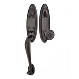 Emtek Tuscany Monolithic Entry Handleset - Single Cylinder