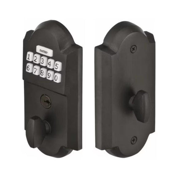 Emtek E1001 Sandcast Bronze Electronic Keypad Deadbolt