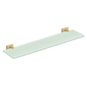 Deltana 55D2015 22" Glass Shelf - Solid Brass