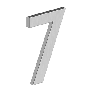 Deltana RNB 4" Residential Numbers - Stainless Steel