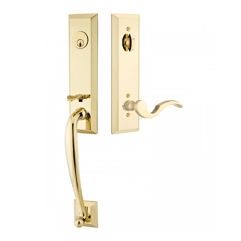 Emtek Adams Entry Handleset - Single Cylinder