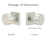 Emtek Rustic Lowell Knob Set - Passage