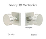 Emtek Modern Round Knob Set - Privacy