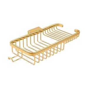 Deltana WBR1051H 10-3/8" Heavy Duty Deep & Shallow Basket with Hook - Solid Brass