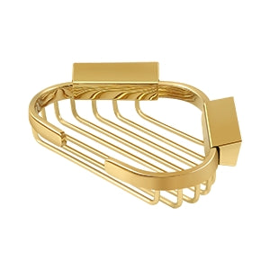 Deltana WBC6050 6" Heavy Duty Triangular Corner Basket - Solid Brass
