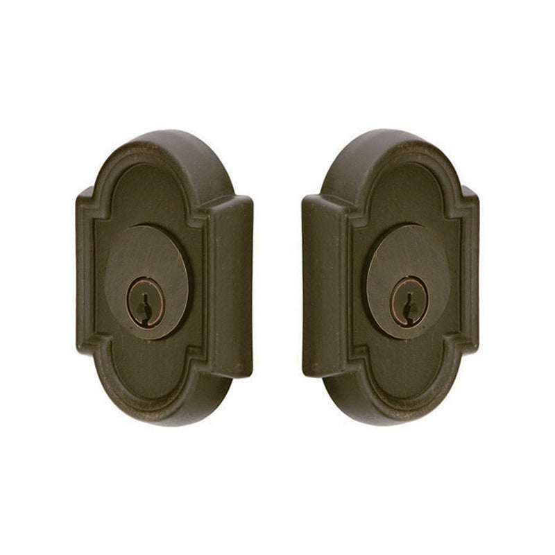 Emtek #11 Tuscany Bronze Deadbolt - Double Cylinder