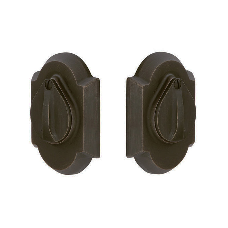 Emtek #1 Sandcast Bronze Deadbolt - Double Cylinder