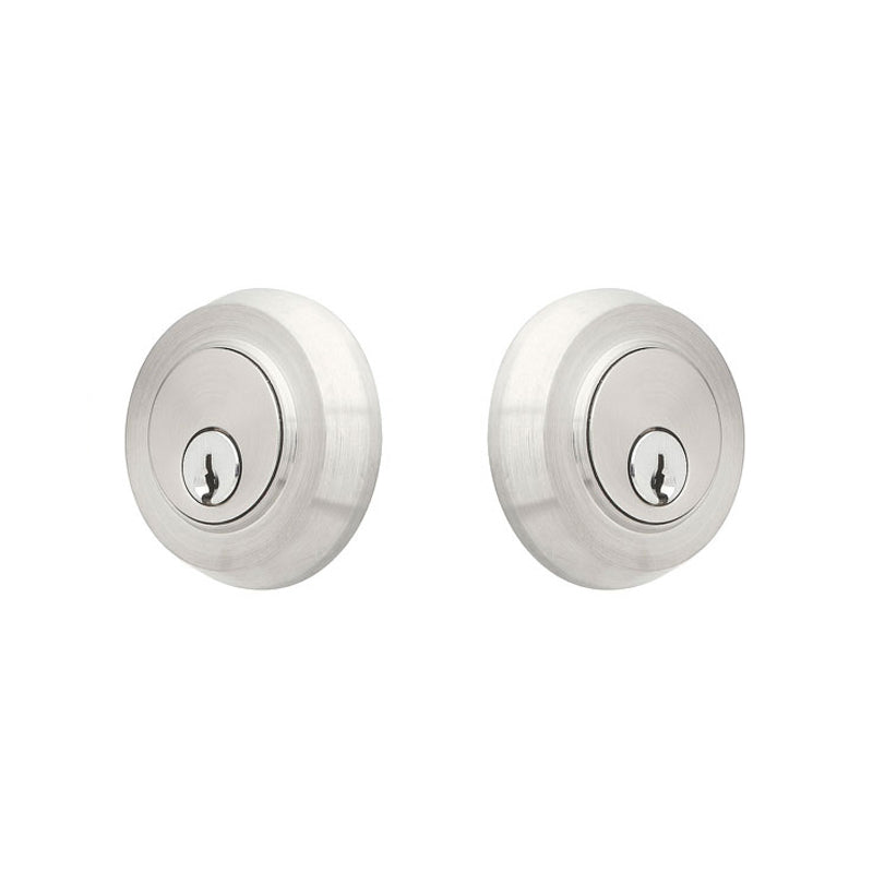 Emtek Stainless Steel Round Deadbolt - Double Cylinder