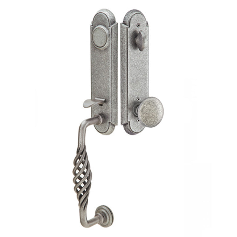 Emtek Monolithic with Lafayette Grip Entry Handleset - Dummy