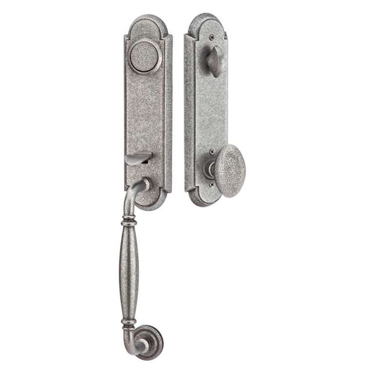 Emtek Monolithic with Normandy Grip Entry Handleset - Dummy