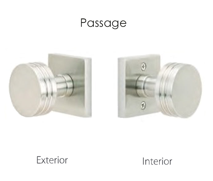 
                  
                    Emtek Modern Windsor Knob Set - Passage
                  
                