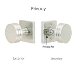 Emtek Rustic Round Knob Set - Privacy