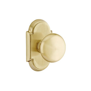 Emtek Providence Knob w/ Regular Rosette Privacy Set Satin Brass