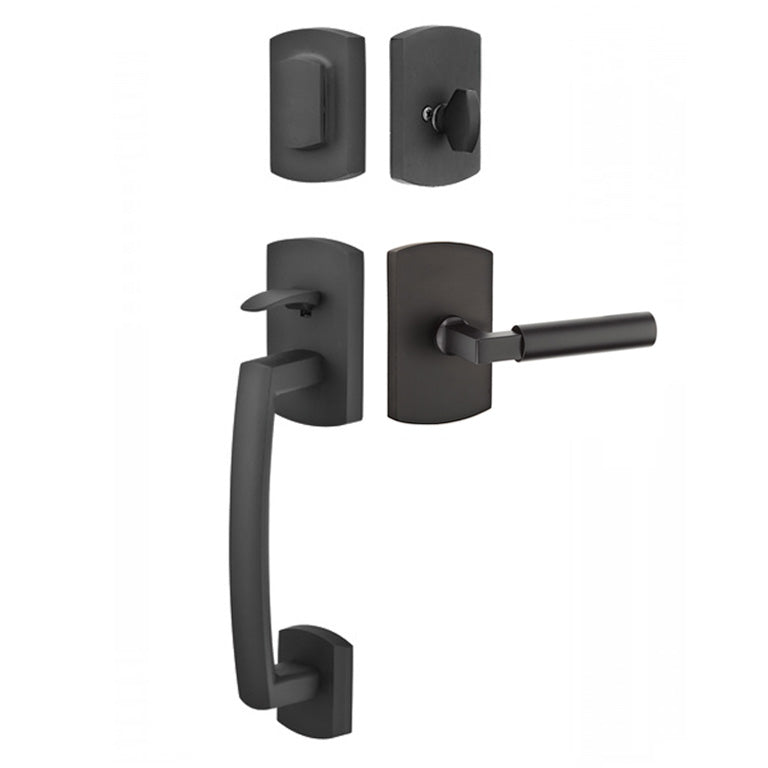 Emtek Ridgemont Entry Handleset - Single Cylinder