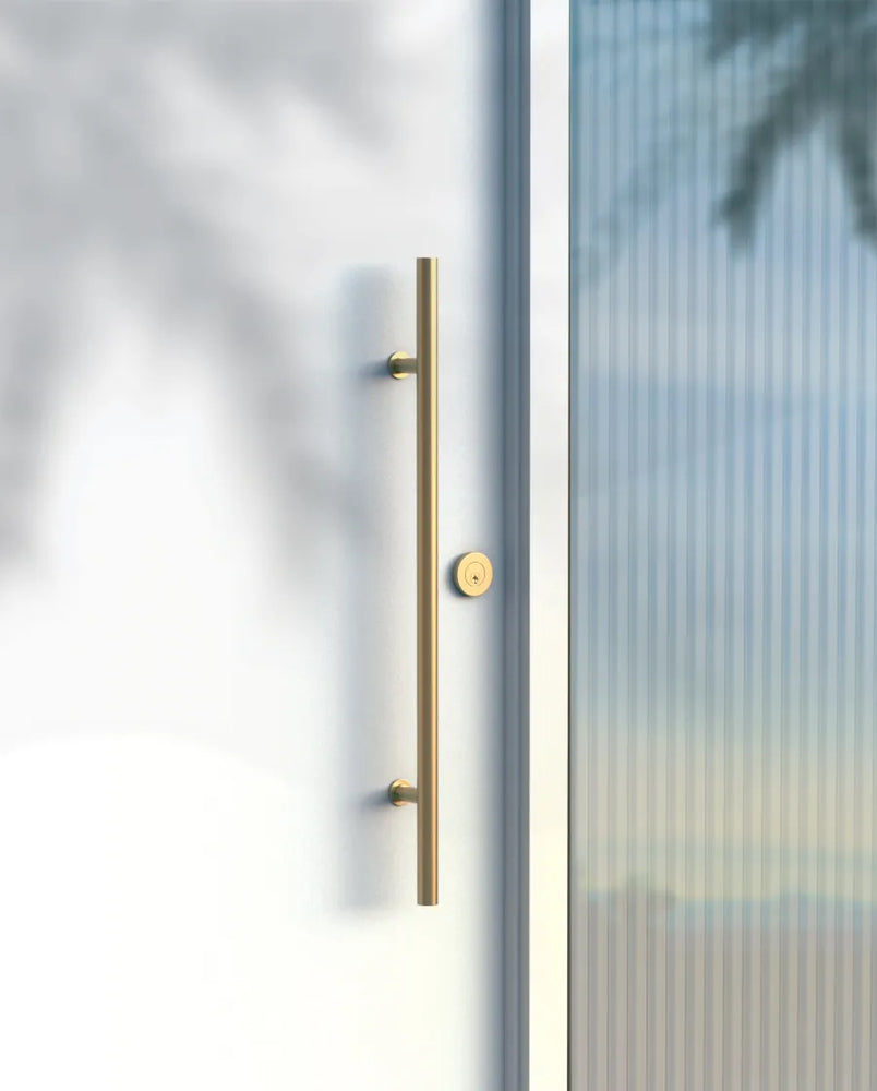 
                  
                    Emtek 36" Round Door Pull Satin Brass Stainless Steel
                  
                