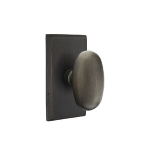 Emtek Rustic Egg Knob Set - Passage