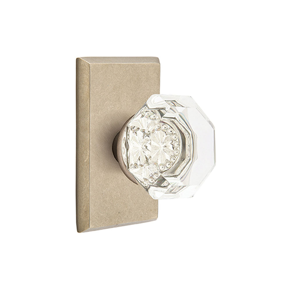 
                  
                    Emtek Rustic Old Town Clear Knob Set - Privacy
                  
                