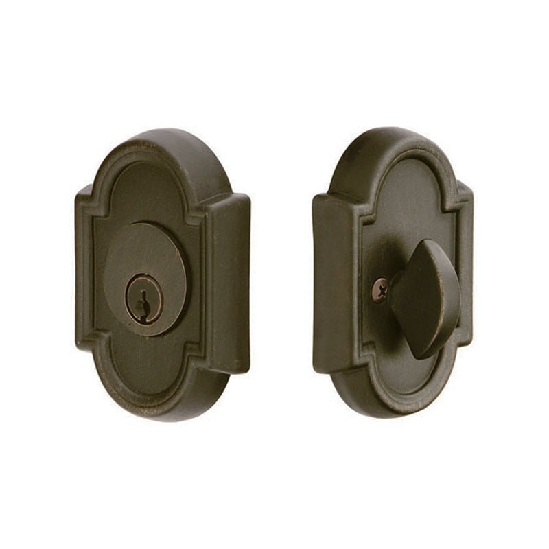Emtek #11 Tuscany Bronze Deadbolt - Single Cylinder