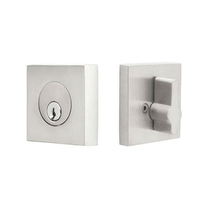 Emtek Stainless Steel Square Deadbolt - Single Cylinder