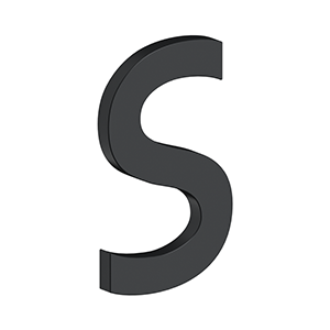 Deltana RNB 4" Residential Letters - Stainless Steel