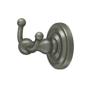 Deltana R2010 Double Robe Hook - Solid Brass