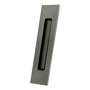 Deltana FP10225 10" Heavy Duty Rectangular Flush Pull - Solid Brass