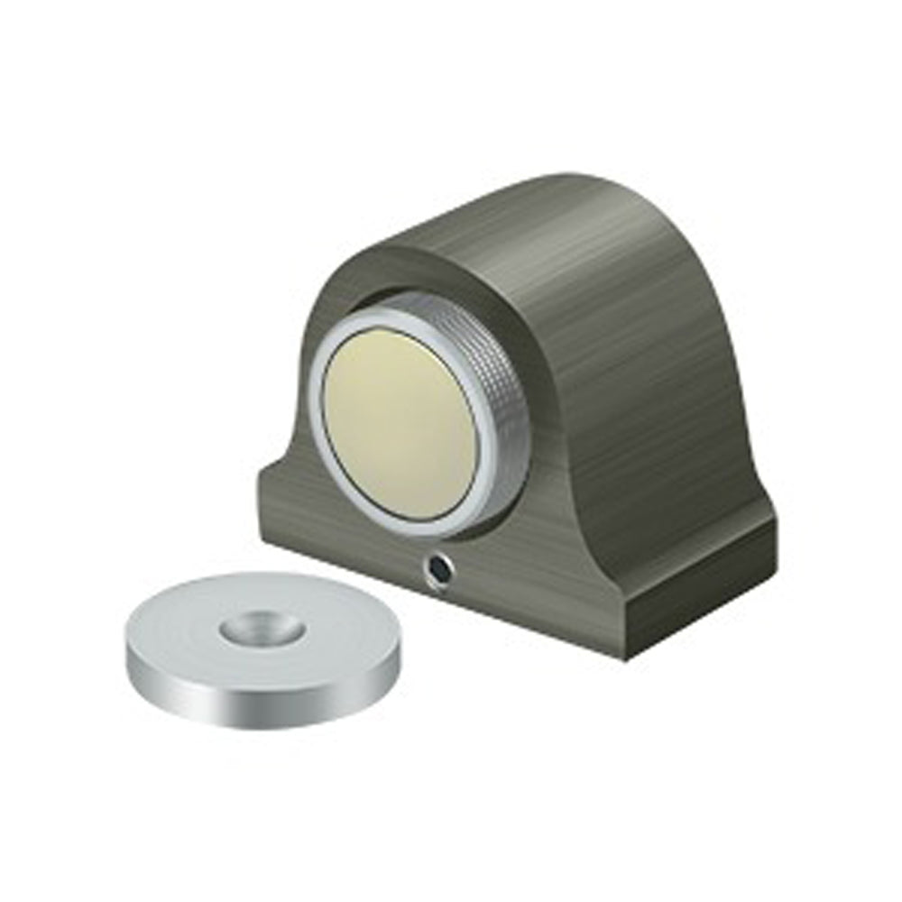 Deltana DSM125 1-3/8" Magnetic Dome Door Stop - Solid Brass