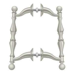Deltana OHP620 Offset Back to Back Handle Pulls - Solid Brass