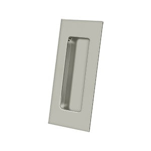 Deltana FP40 4" Heavy Duty Rectangular Flush Pull - Solid Brass