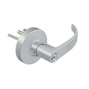 Deltana LTED60LST Curved Lever Trim for Exit Device - Storeroom