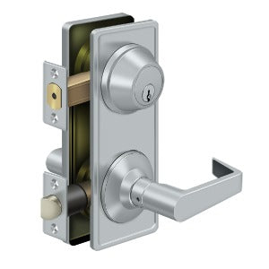 Deltana CL308ILC Interconnected Lock with Clarendon Lever - Passage Grade 2