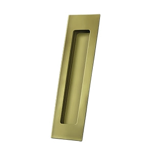 Deltana FP7178 7" Heavy Duty Rectangular Flush Pull - Solid Brass