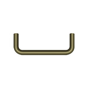 Deltana PW350 3-1/2" Wire Pull - Solid Brass