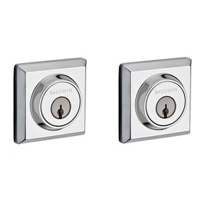 Baldwin Traditional Square Deadbolt - Double Cylinder